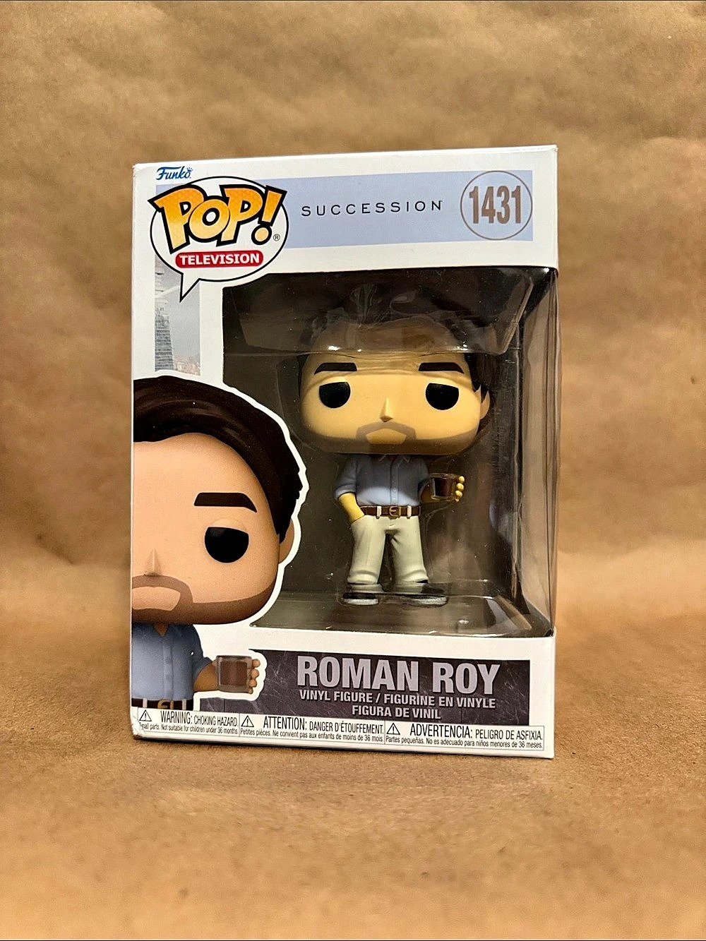 Funko Pop! Television: Succession - Roman Roy #1431 Succession Vinyl Figure 1431